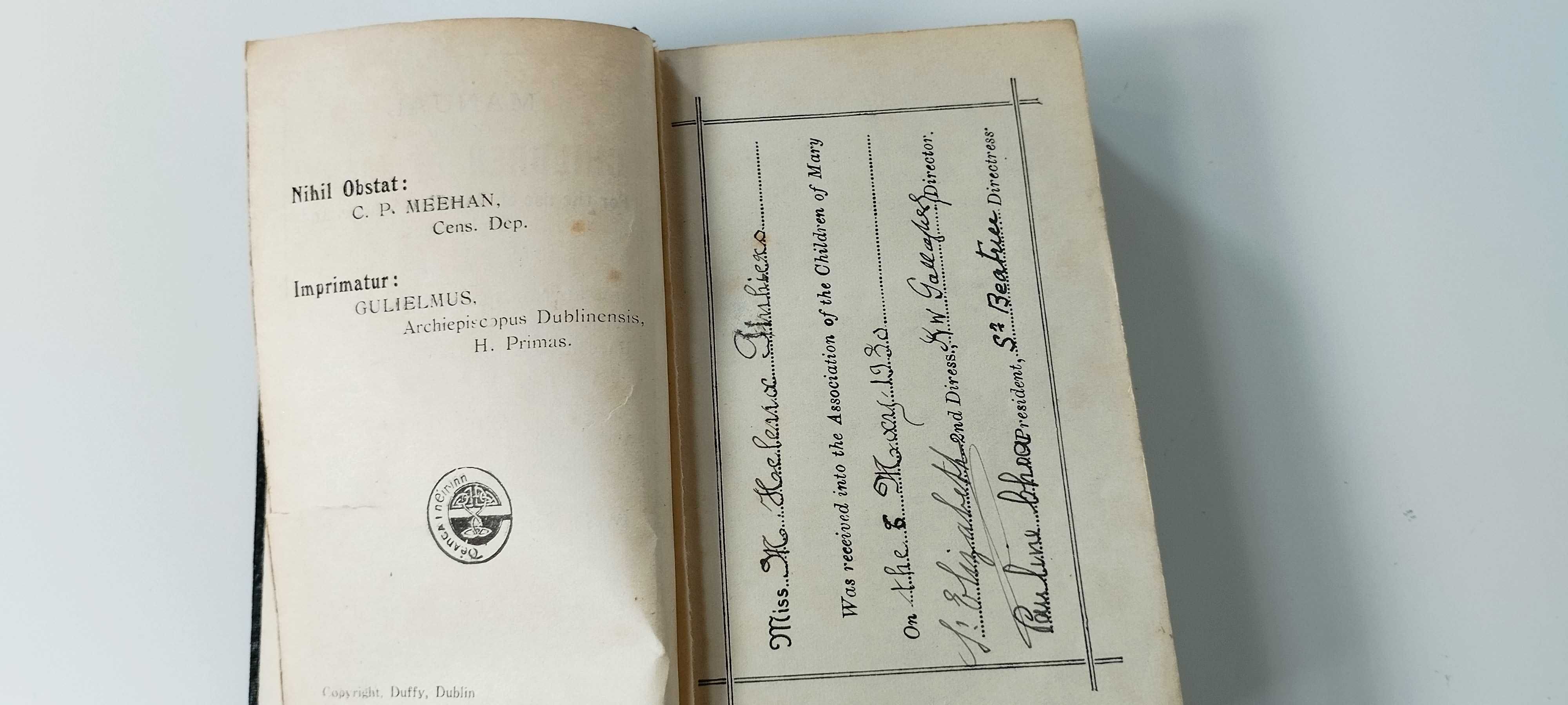 Manual of the Children of Mary by Jarlath Prendergast