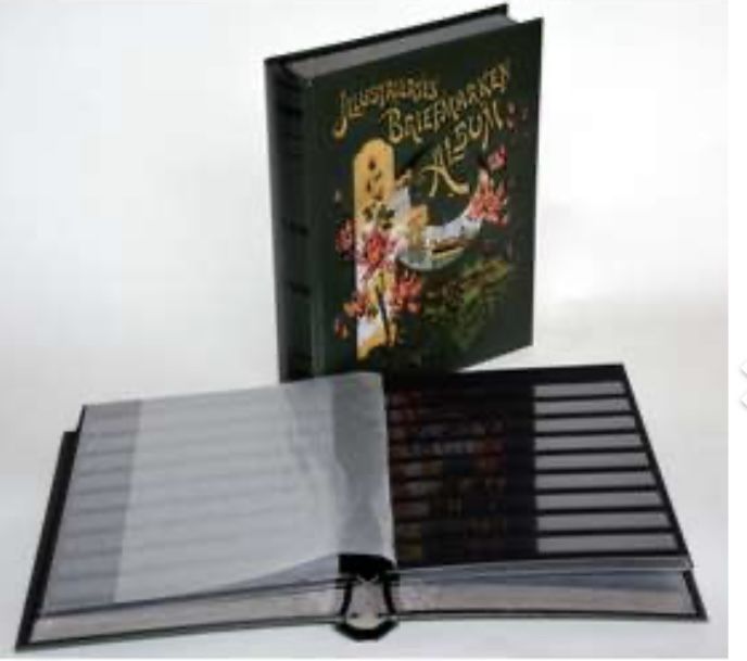 Альбом для марок Nostalge А4, 60 чорних сторінок