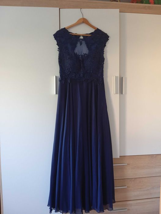 Sukienka granatowa  l/xl