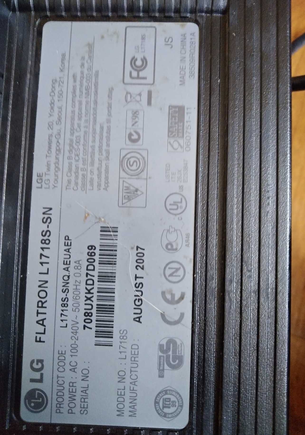 Monitor LG FLATRON do Komputera lub laptopa lub monitoringu
