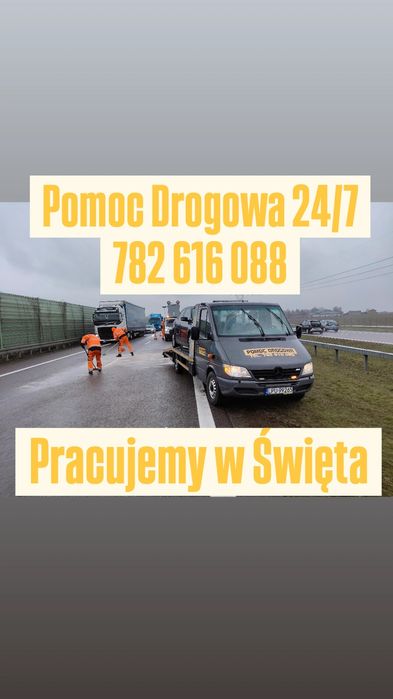 Pomoc Drogowa s17 s12 s19 Kurów Markuszów MOP BP