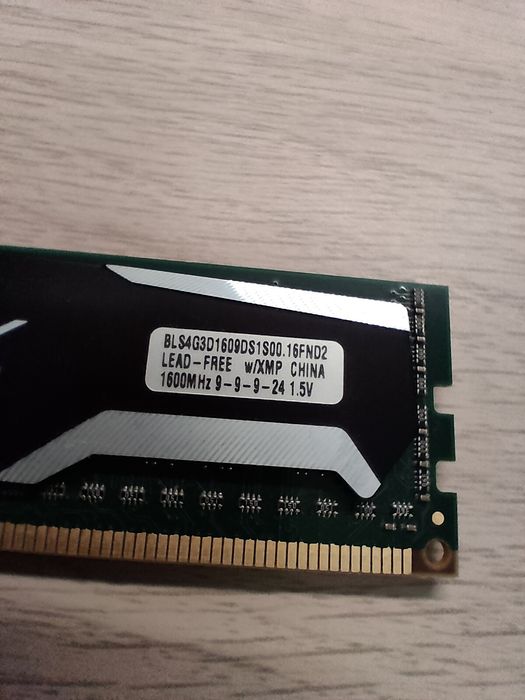 8GB ram DDR3 2x4GB Crucial Ballistix Sport