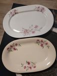 Półmiski owalne  Polska Porcelana z ubiegłego stulecia Chodzież I Wloc