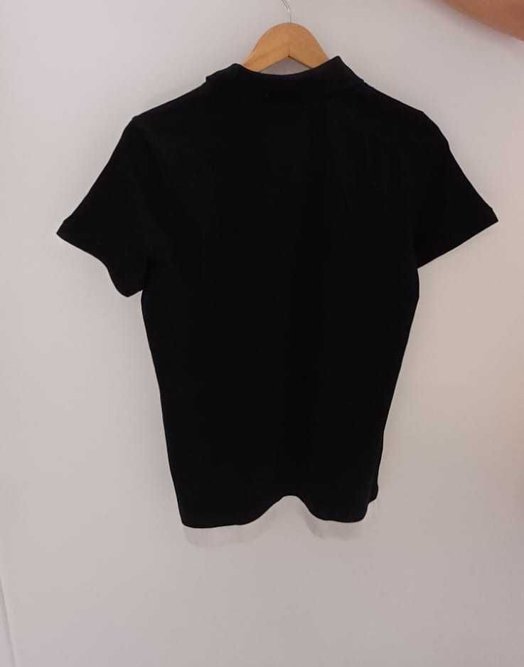 Polo Preto Bershka Tamanho M