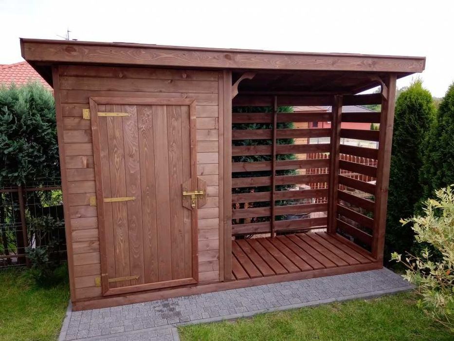 Dostępne od ręki! Drewutnia, składzik na drewno,domek drewniany,drewno