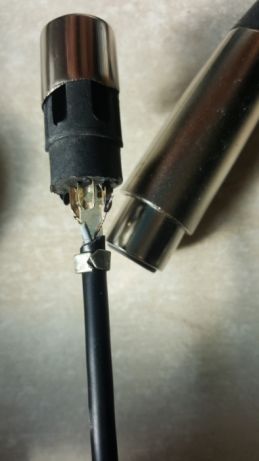 Микрофонный кабель XLR female / моно джек 6.3 мм 3м несколько