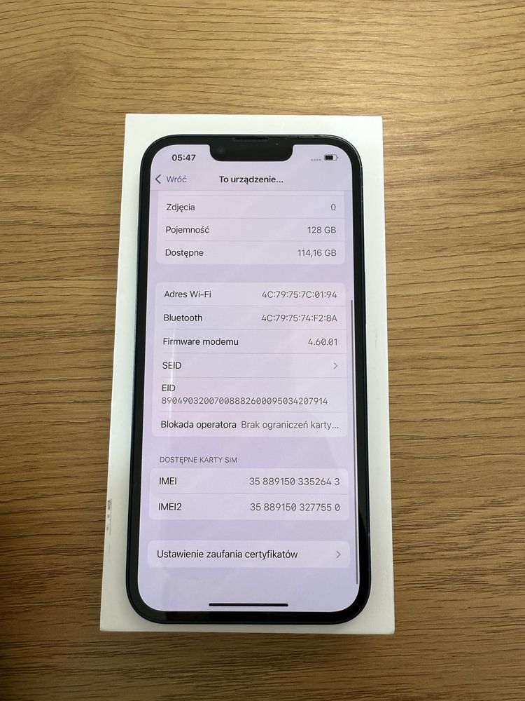Iphone 13 128GB Bateria 100% Etui Gratis!