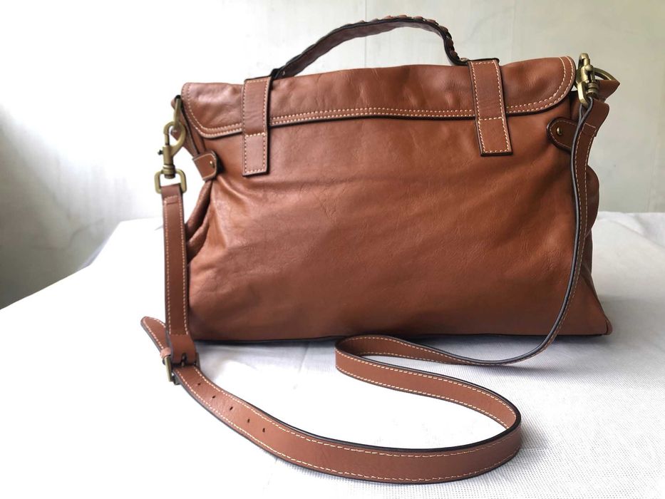 Кожаная сумка Mulberry Alexa