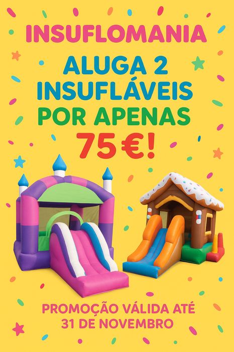 Aluguer Insufláveis