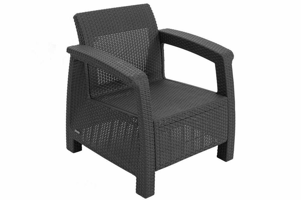 2 Fotele Keter Corfu Duo 70x75x79 Grafit