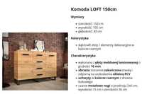 Komoda loft  150cm