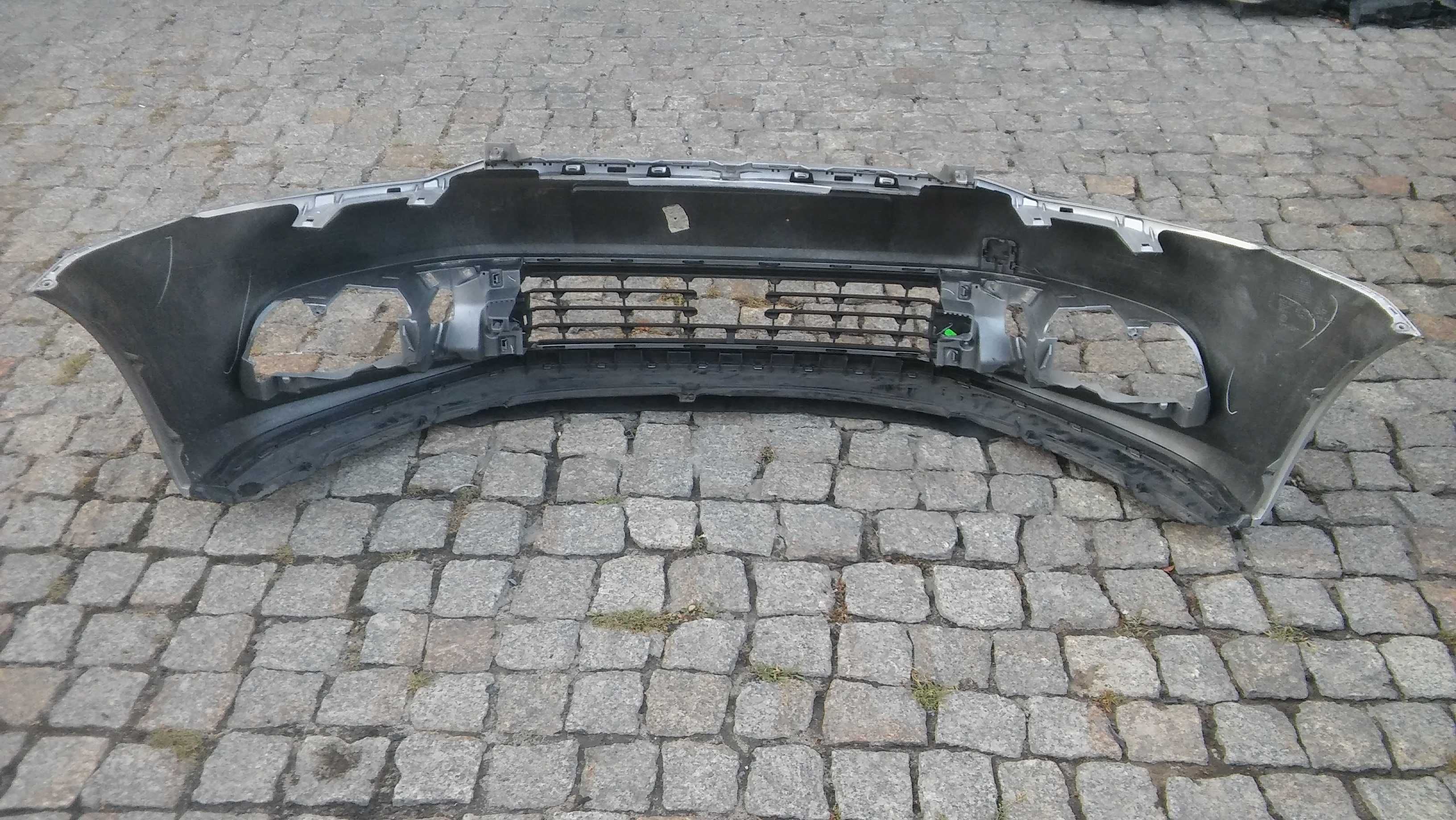 VW Polo 6C0,od 14r,zderzak przód+kratka radar+hokej,SREBRNY=LA7W,orygi