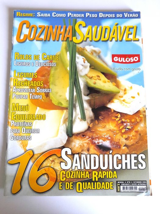 Revista Culinária da coleção Cozinha Saudável Número 18 2005