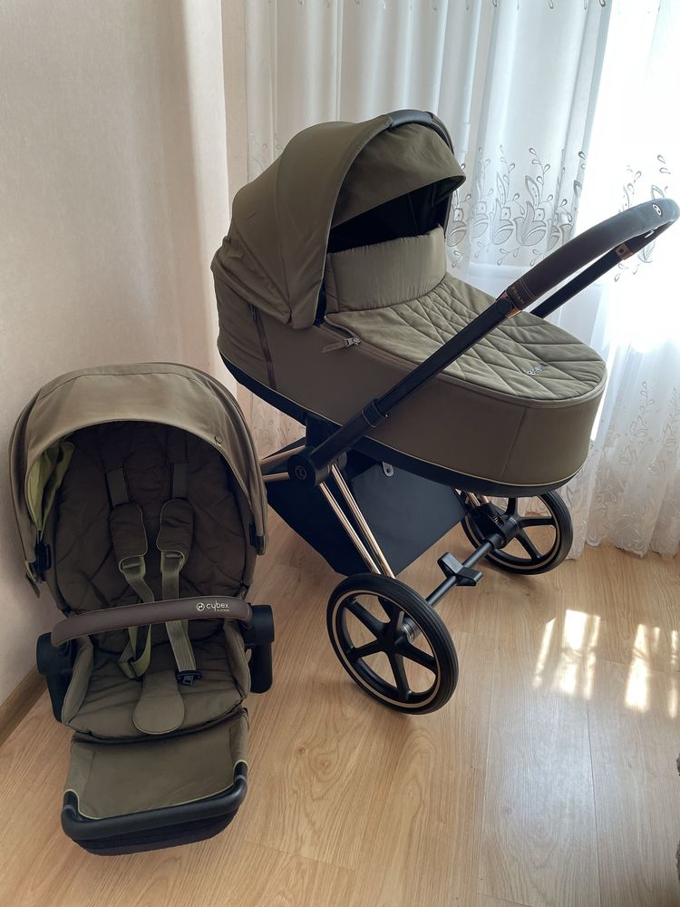 Дитяча коляска Cybex Priam 4.0 gold rose