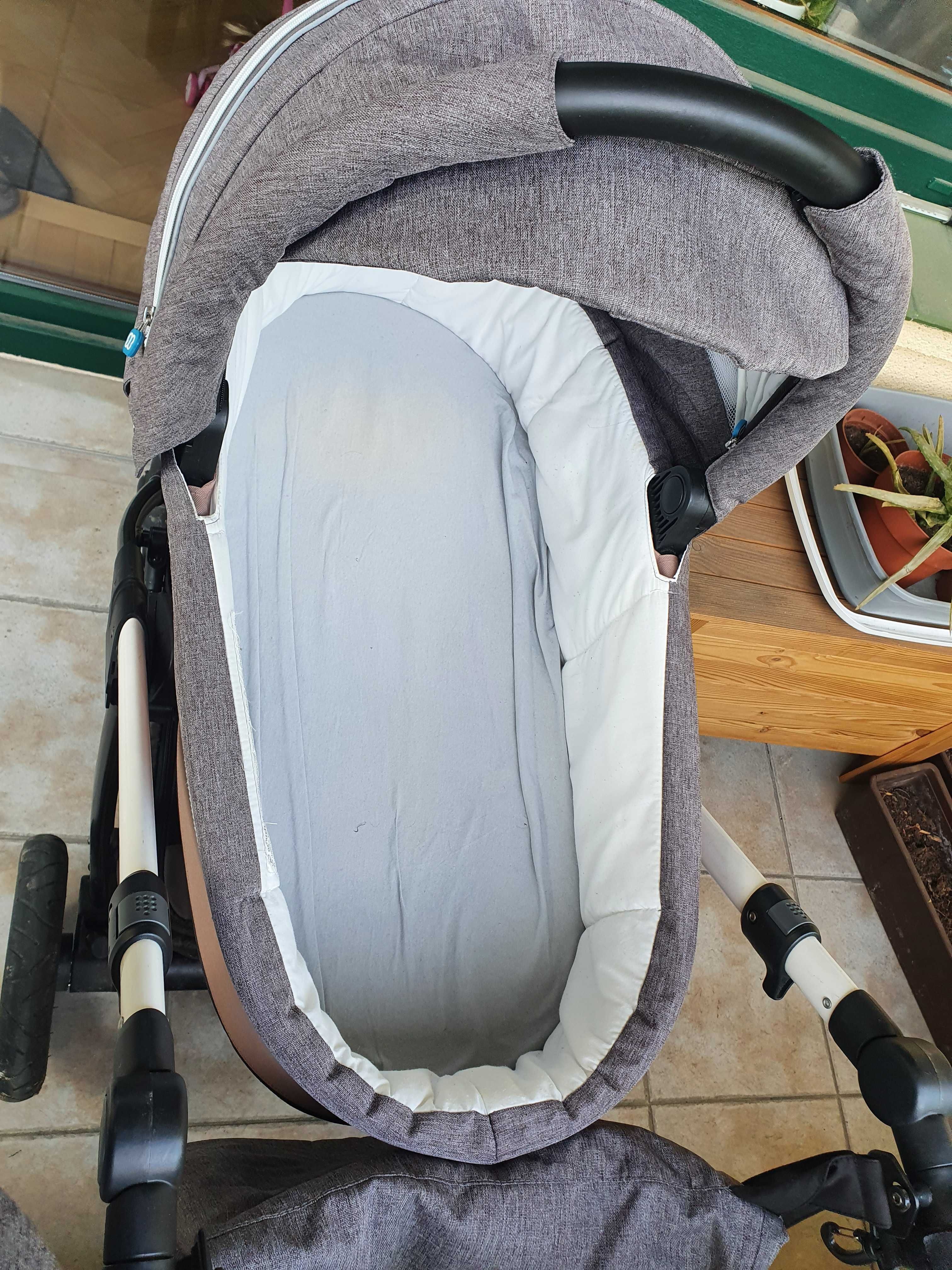 Wózek dziecięcy Baby Design Husky spacerówka + gondola 2w1