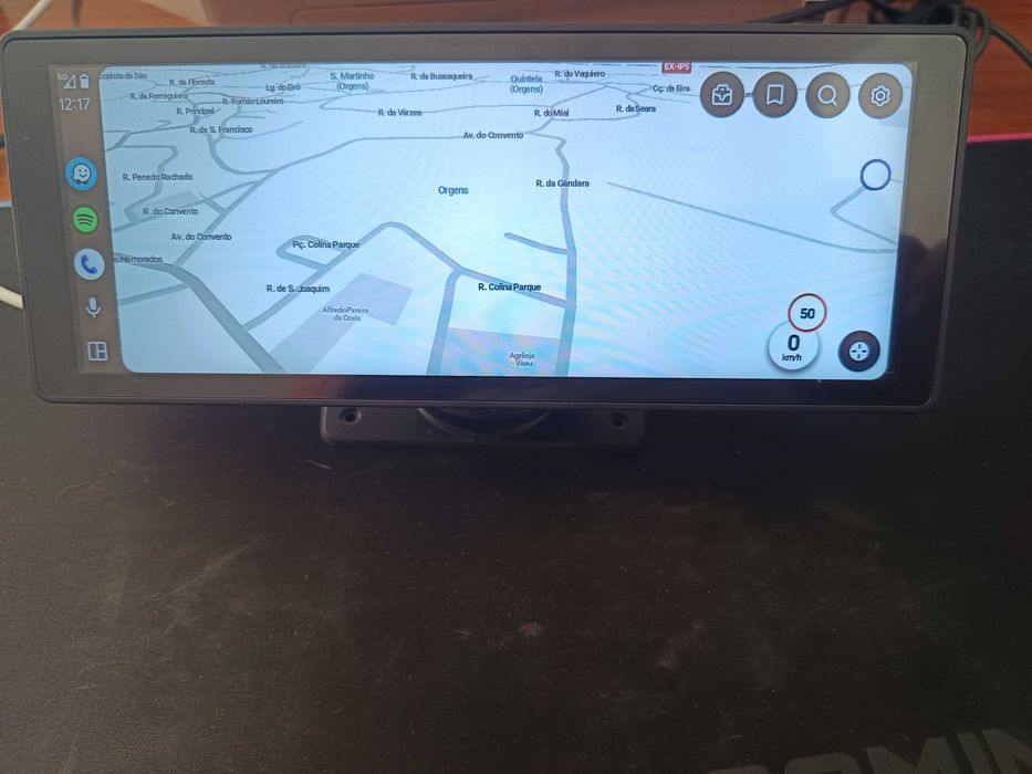 Android Auto Display 10.26 + câmera 12 LED
