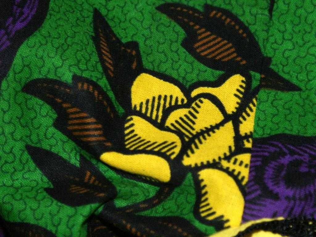 Oma folk vintage żakiet damski art hype pawie kwiaty unikat 42 44