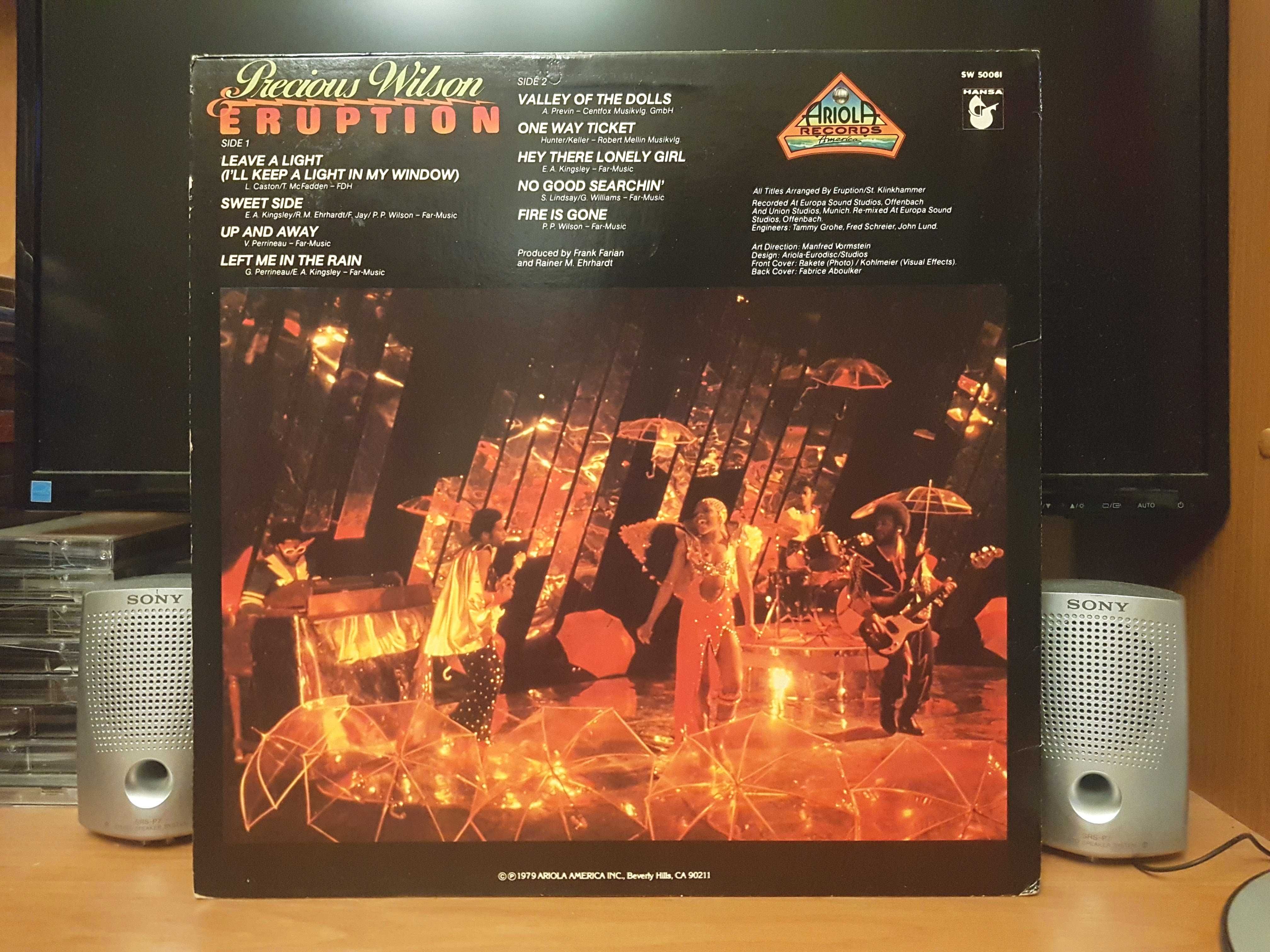 Eruption – Leave A Light 1979 LP / платівка Made in USA