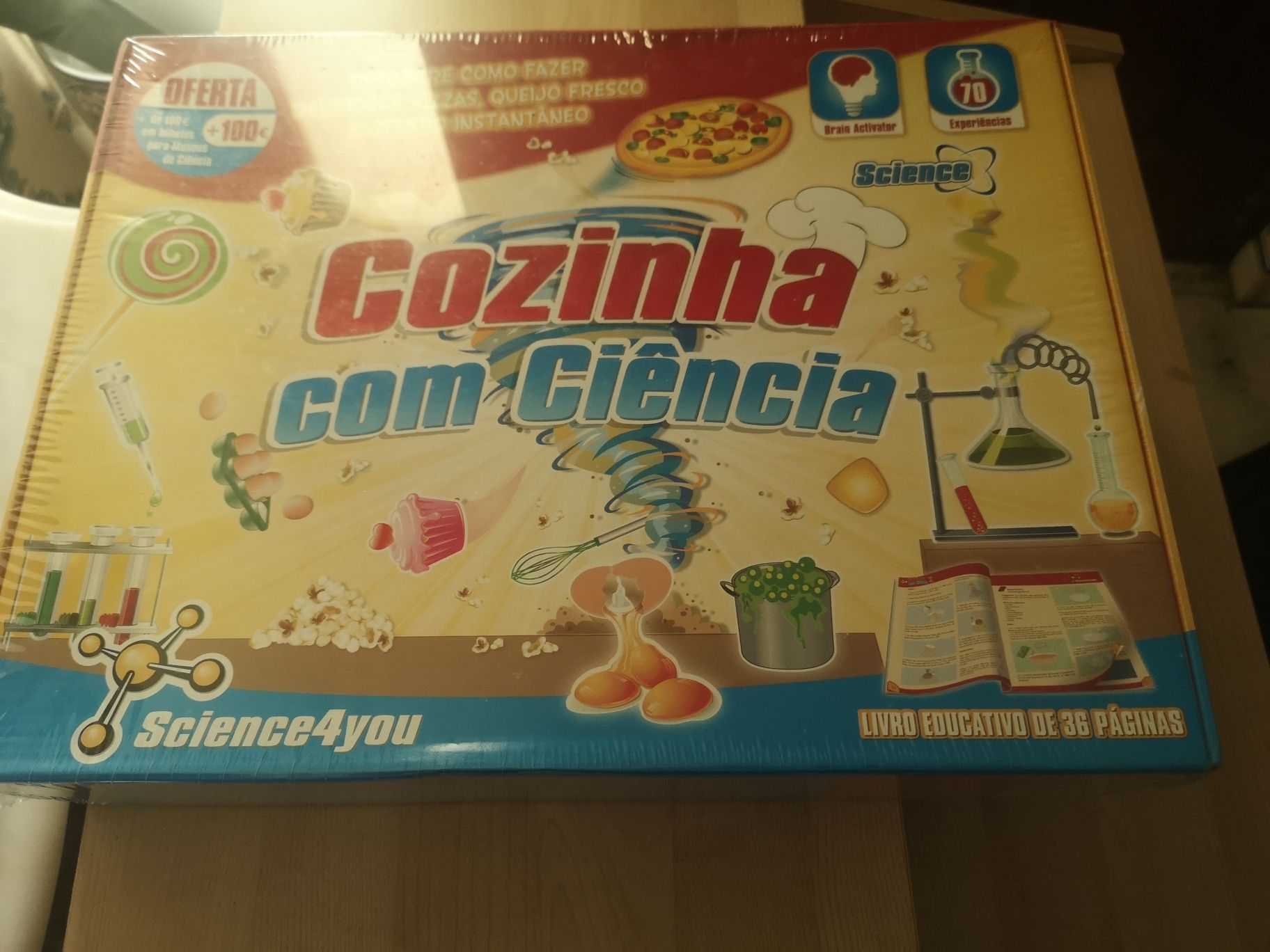 Experiência Cozinha com ciência.