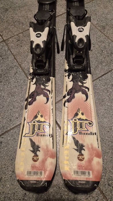 Narty z butami 120cm Rossignol + buty 23cm Tecnica dla dziecka