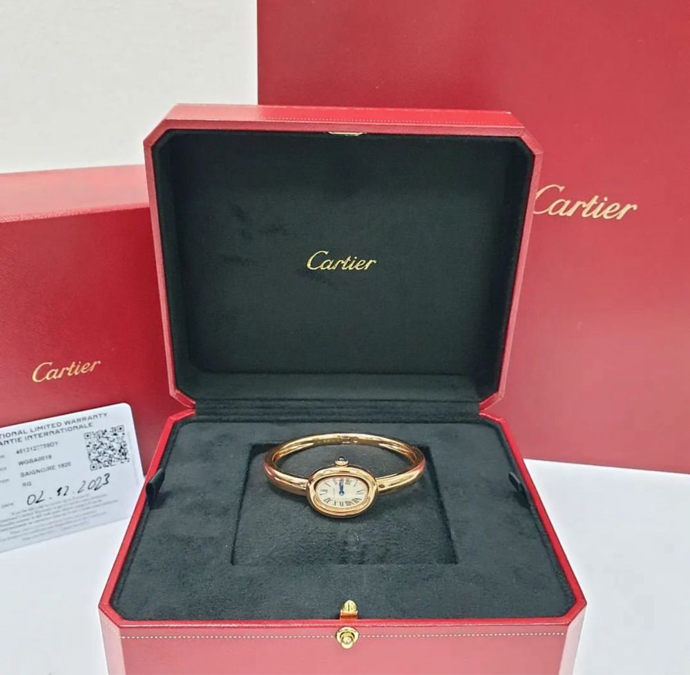 Часы Cartier комплект на фото