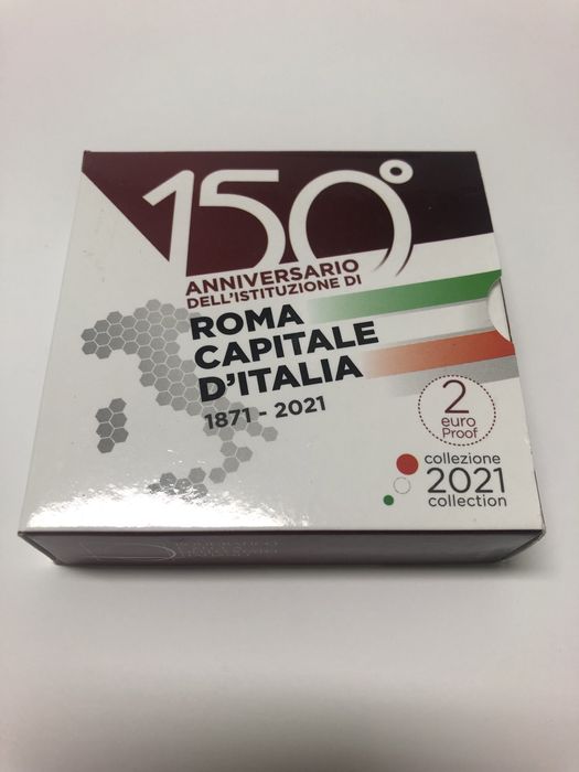 Moeda 2€ Italia 2021 Roma Proof