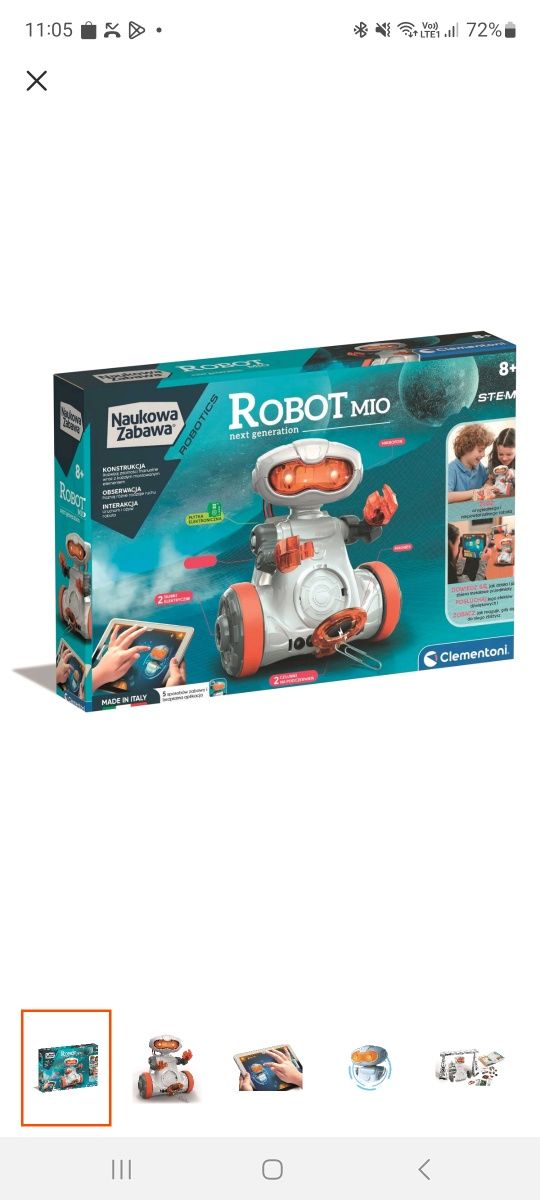 Robot Mio Next generation Clementoni