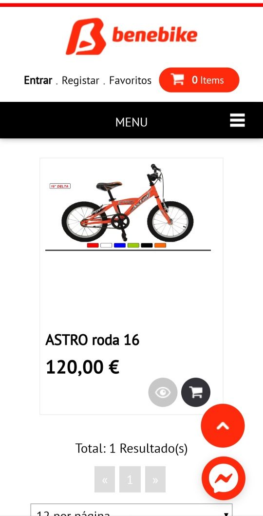 Bicicleta Astro, modelo Delta roda 16'' You and Me V-Brake System