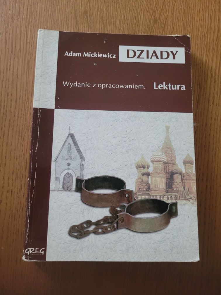 Ksiazka "Dziady" Adama Mickiewicza