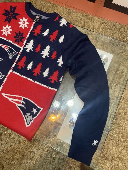 NFL New England Patriots Christmas Sweater – Size L