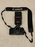 Máquina Canon T50 + Flash Vivitar 636AF