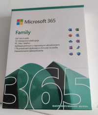 Microsoft 365 Family, 1-6 osób 1 rok 12 miesięcy, licencja, oryg klucz