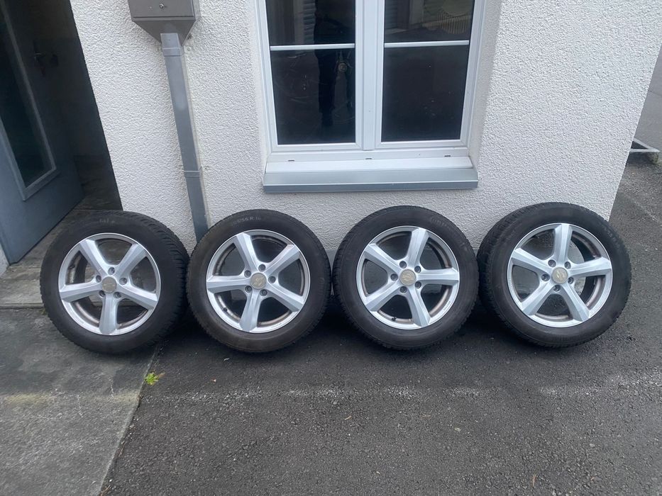 4x opony + felgi Continental TS830 205/55 R16 91H (DOT 2023)