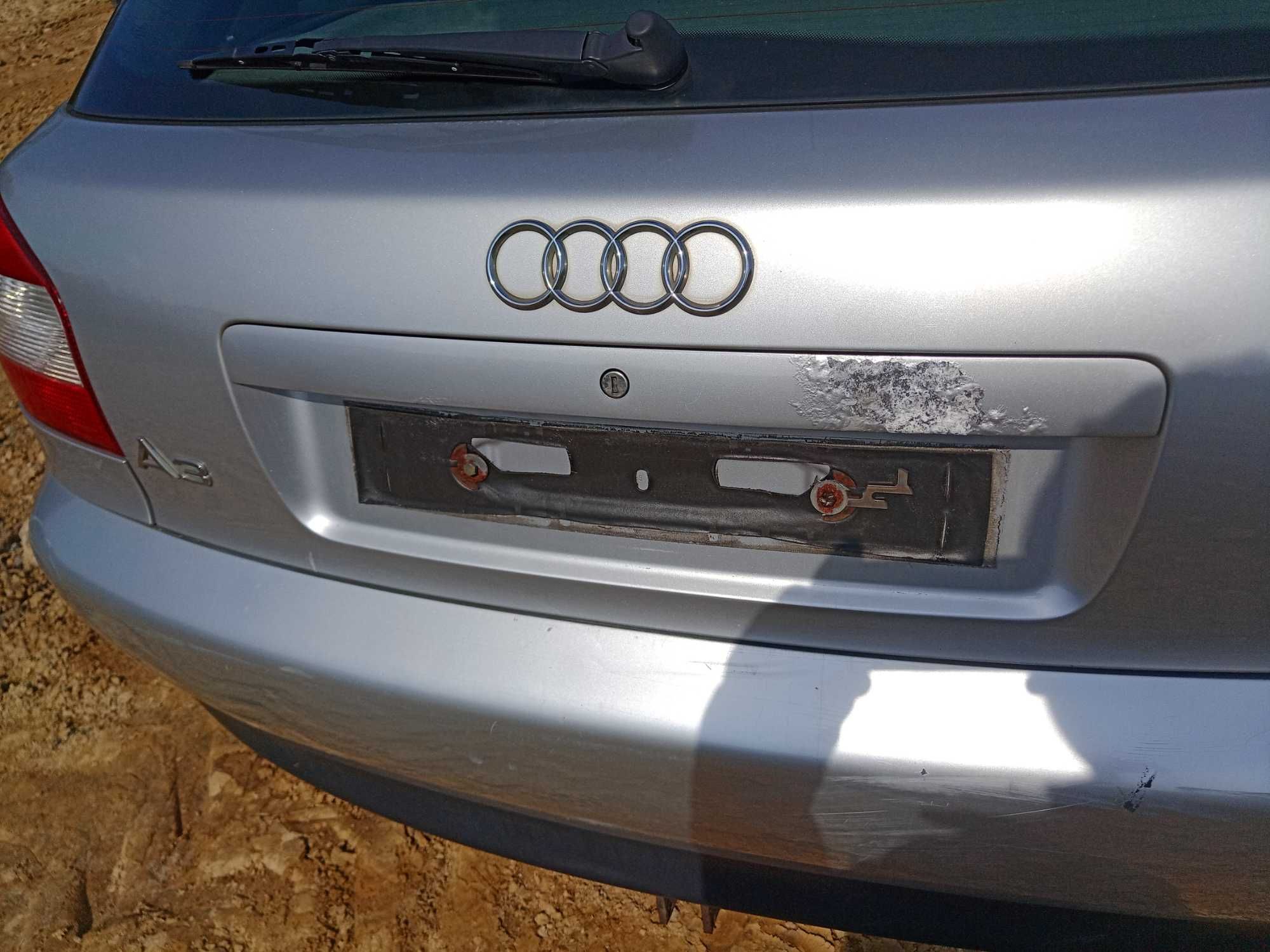 AUDI A3 8l klapa tyl bez malowania ly7w lift srebrna tył kompletna