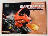 Zabawka dinozaur dzieci czerwony giantraptor model