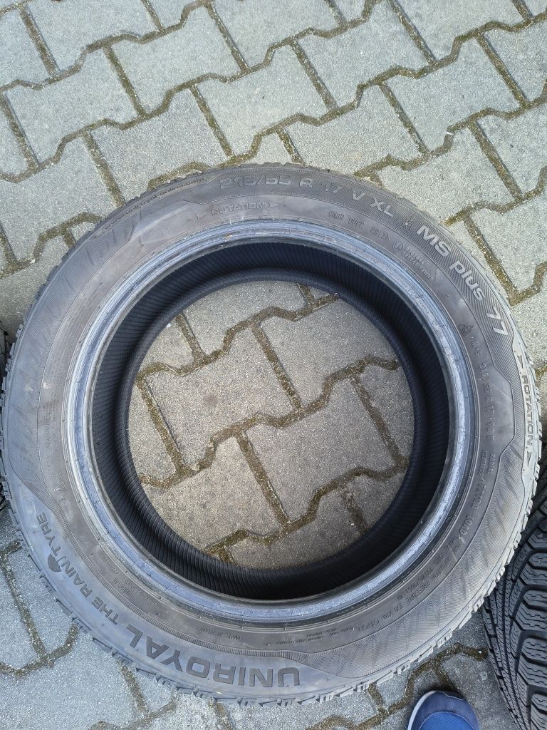 Opony zimowe Uniroyal 215/55 R17 V XL MS Plus 77