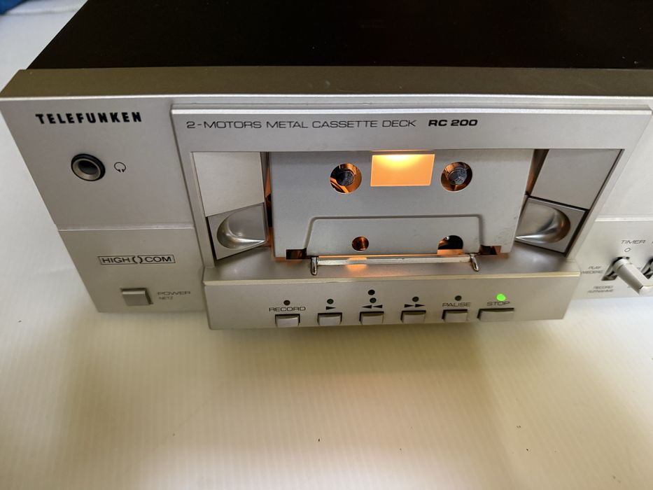 Telefunken RC-200 magnetofon kasetowy High Com, po serwisie