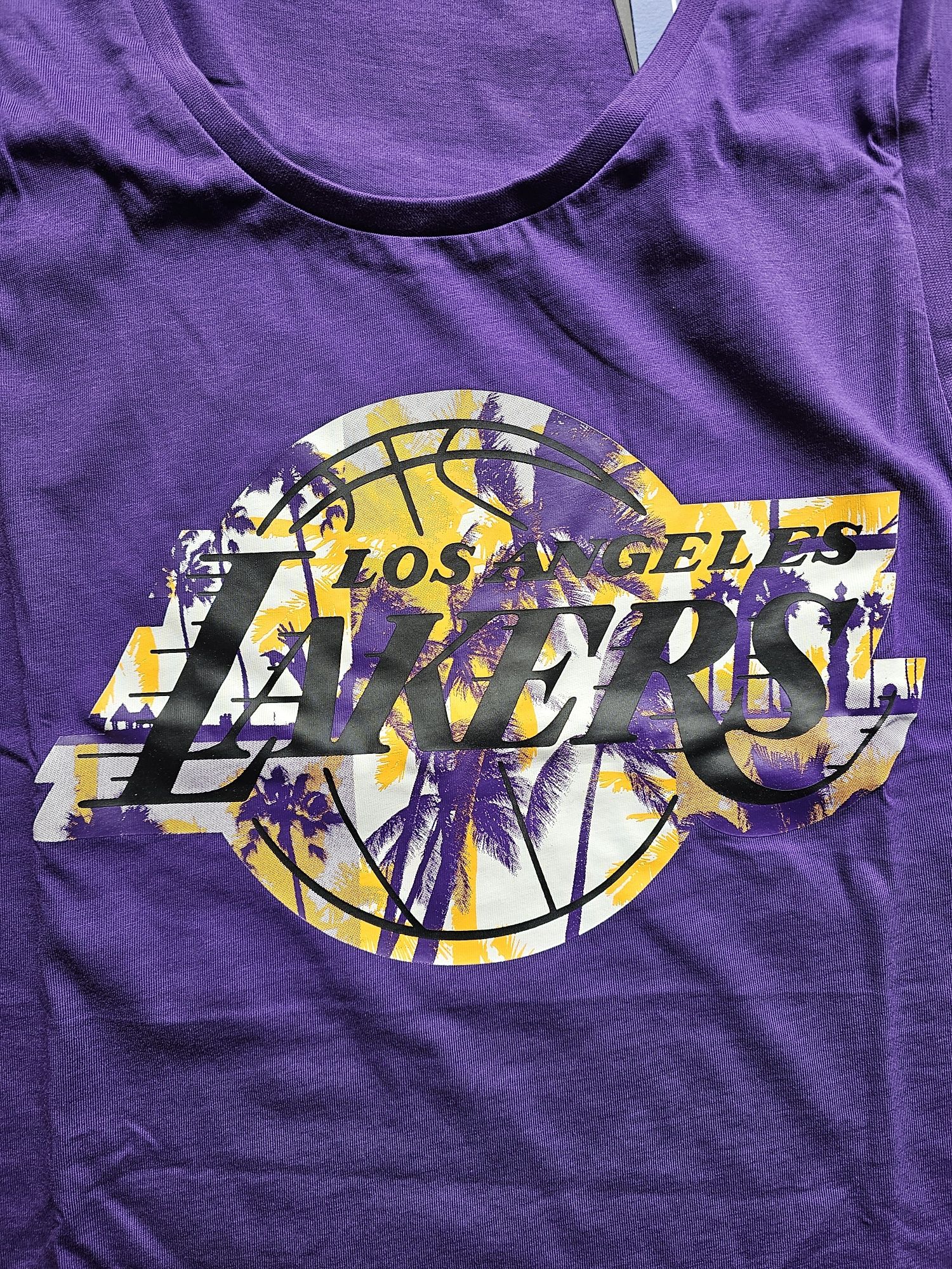 Nowa koszulka New Era  NBA, LA Lakers rozmiar L fioletowa