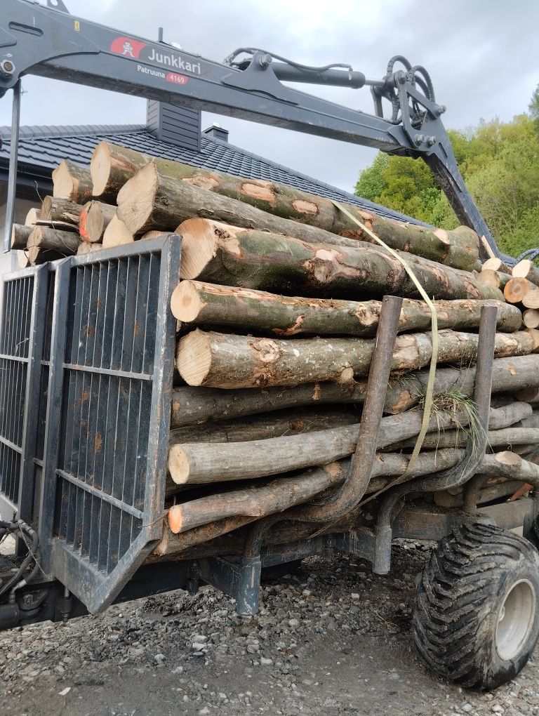 Drewno opałowe kominkowe transport
