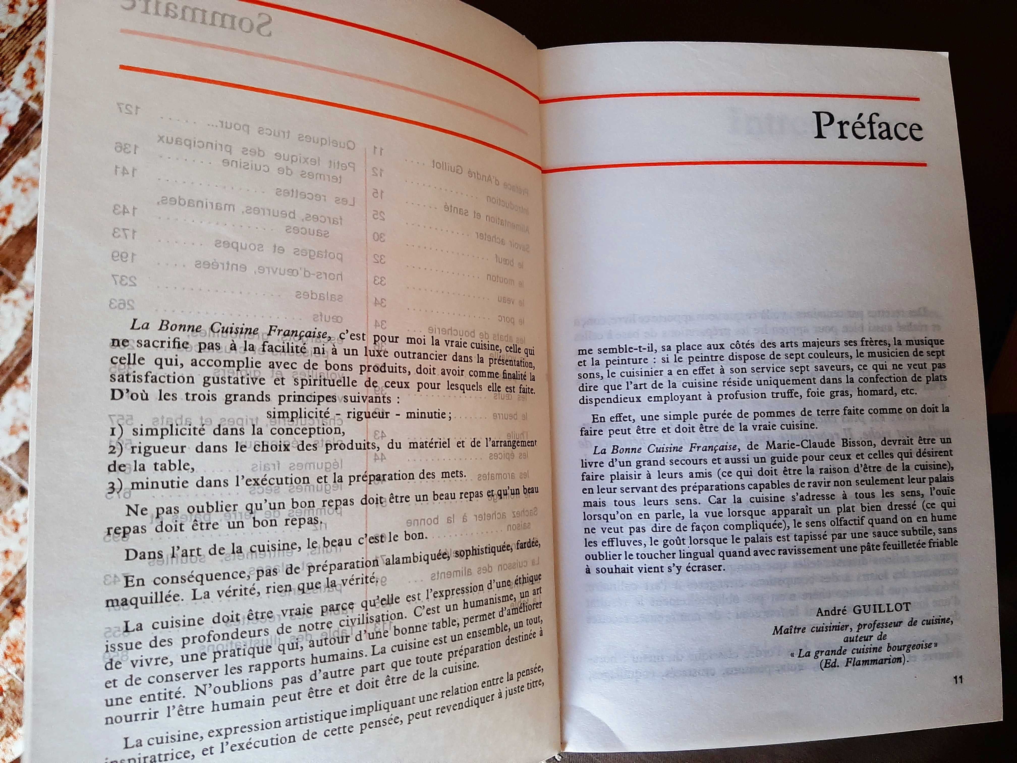 Livro de cozinha francesa " em francês"