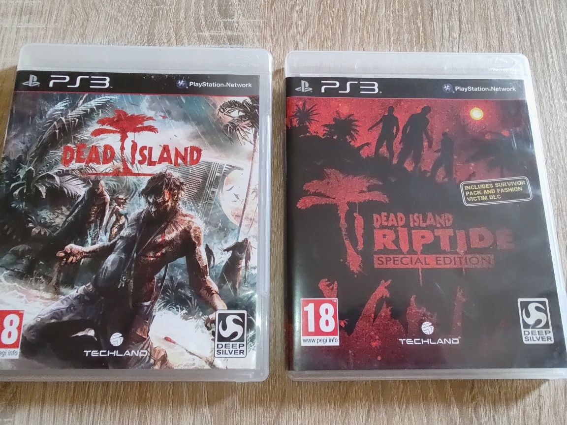 2gry survival horror Dead Island 1 & riptide Sony PlayStation 3 ps3