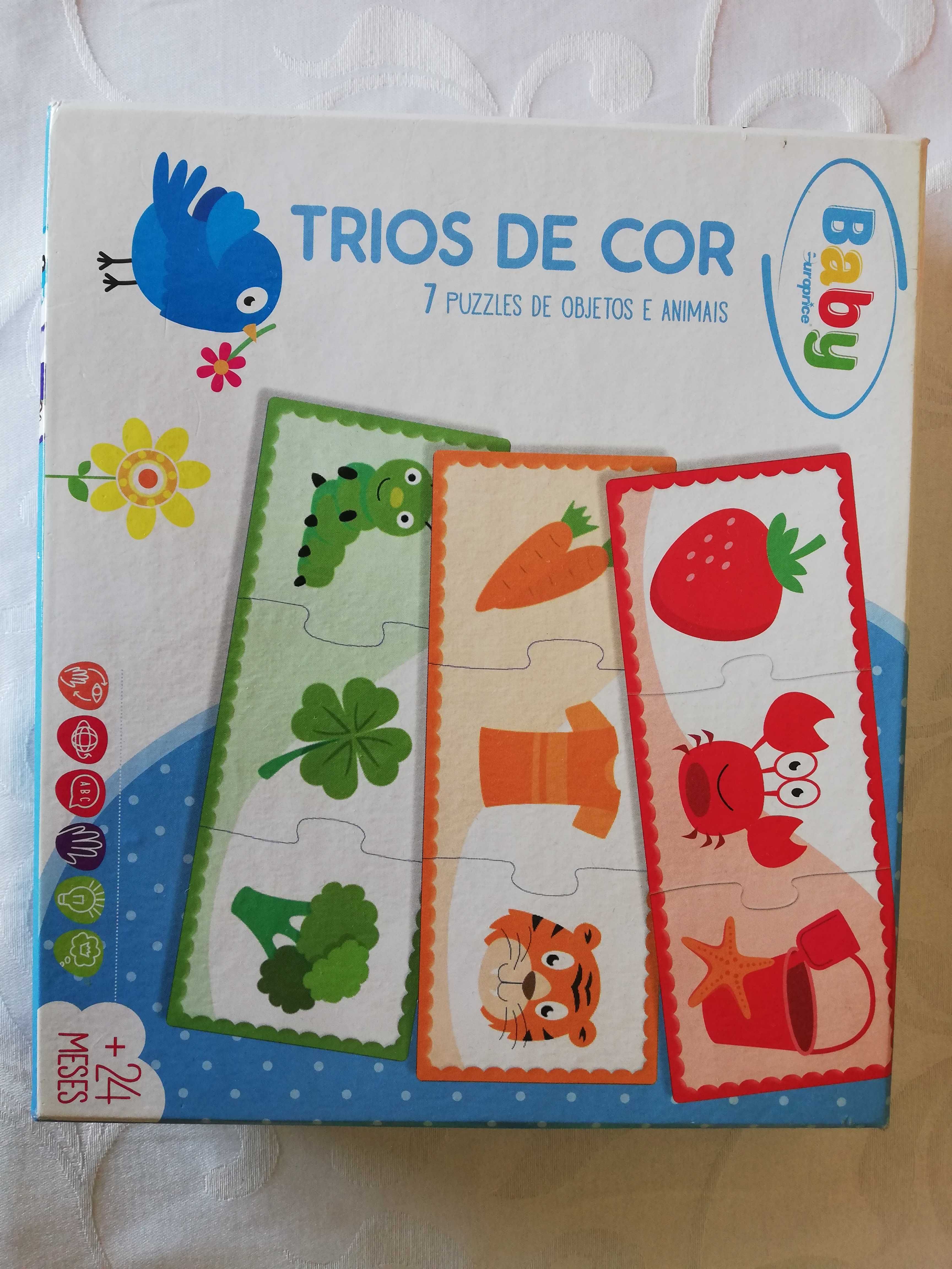 7 Puzzles Trios de Cor