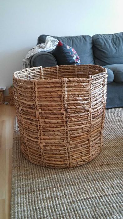 Kosz pleciony naturalny Zara Home