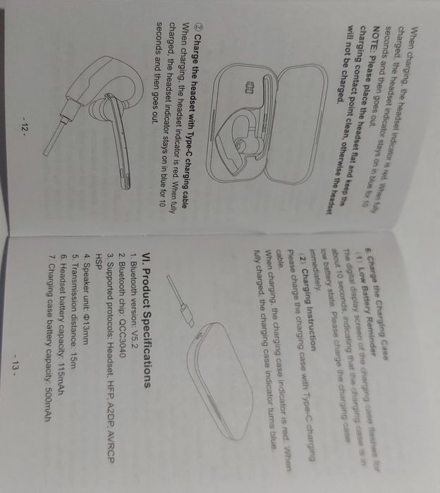 Гарнітура вільні руки NEW BEE M51