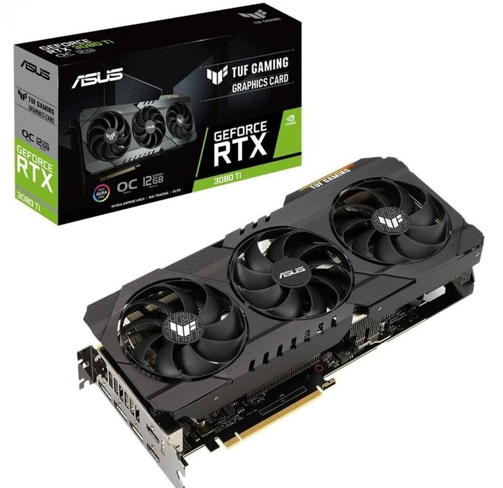 Відеокарта ASUS RTX 3080Ti 12Gb TUF Gaming OC (TUF-RTX3080TI-O12G-GAMI