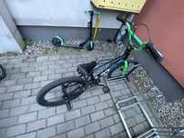 Bmx z pegami z przodu i z tyłu