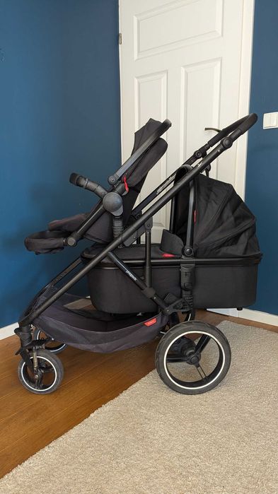 Wózek dziecięcy Phil & Teds Voyager – rok po roku / podwójny