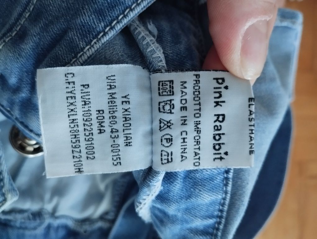 Sukienka ogrodniczka jeans dla dziewczynki 6 lat