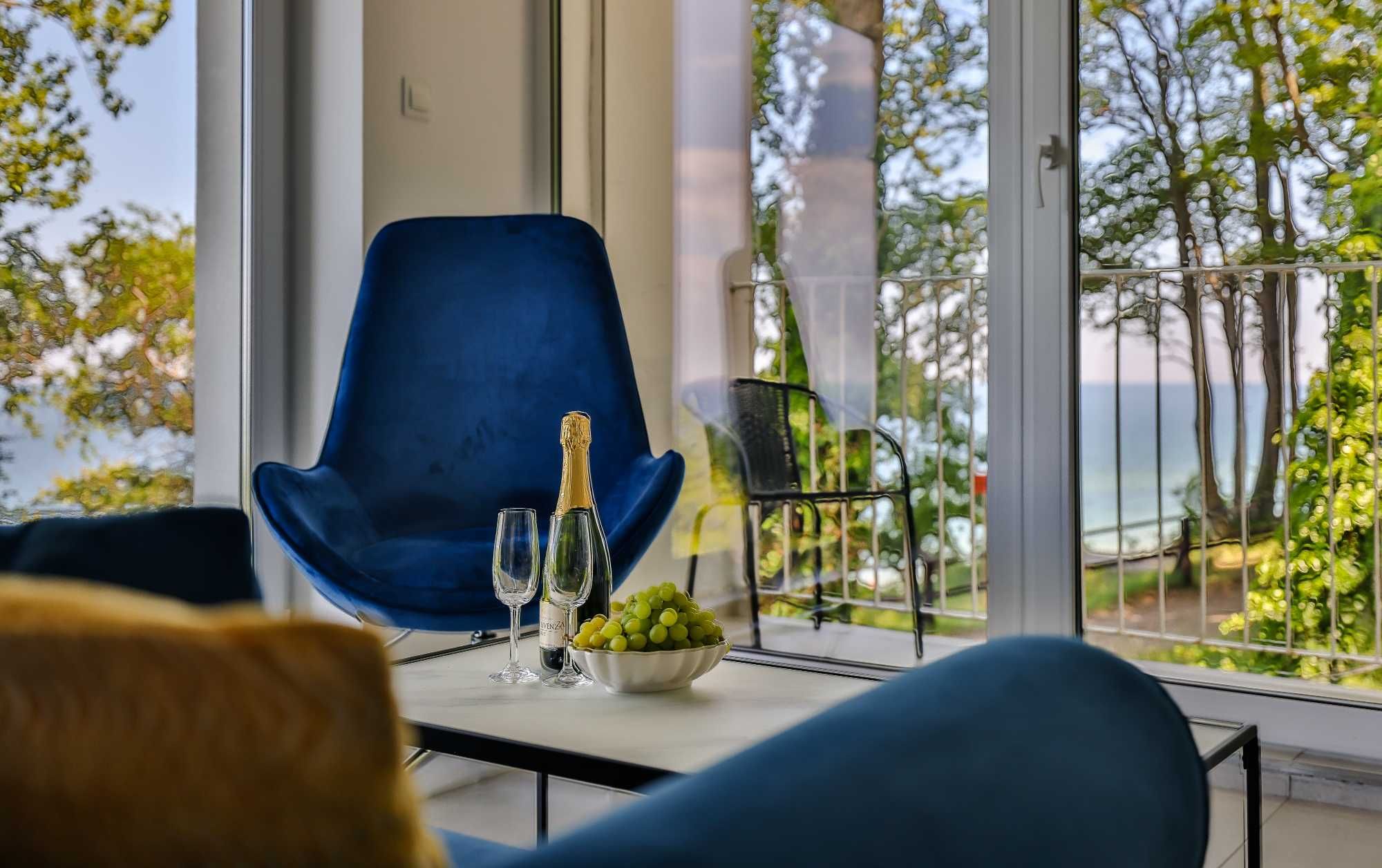 2-pokojowy apartament z wyjątkowym widokiem na morze, 100m od plaży