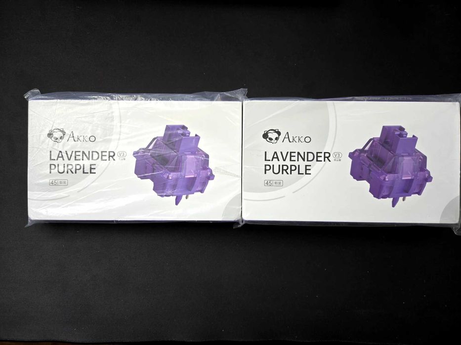 Тактильні механічні перемикачі Akko Lavender Purple v3